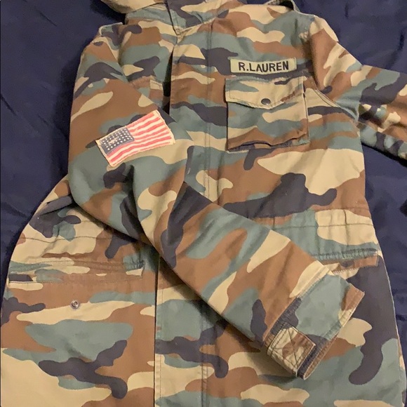 polo army fatigue jacket